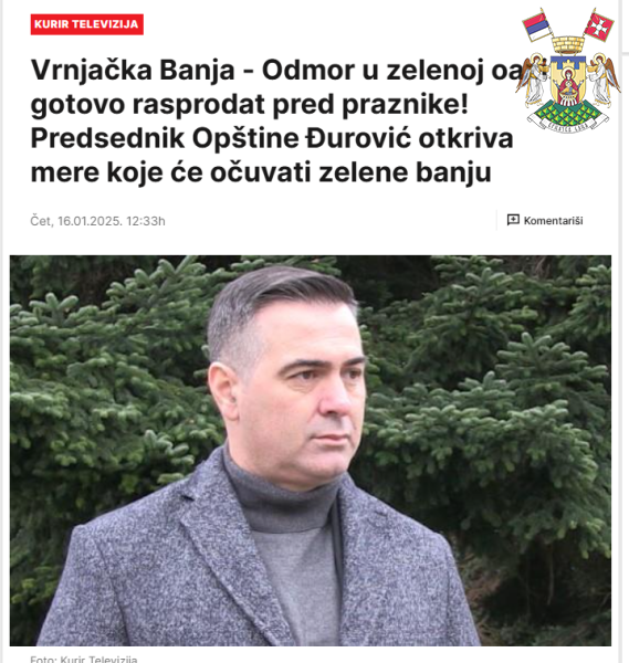 ВРЊАЧКА БАЊА - ОДМОР У ЗЕЛЕНОЈ ОАЗИ ГОТОВО РАСПРОДАТ ПРЕД ПРАЗНИКЕ! ПРЕДСЕДНИК ОПШТИНЕ ЂУРОВИЋ ОТКРИВА МЕРЕ КОЈЕ ЋЕ ОЧУВАТИ ЗЕЛЕНЕ БАЊУ