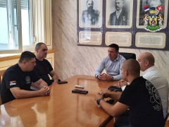 ПРИЈЕМ ОРГАНИЗАТОРА ПРВОГ ВЕЛИКОГ МОТО СКУПА У ВРЊАЧКОЈ БАЊИ