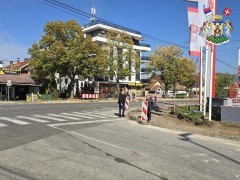 ПОЧИЊЕ ИЗГРАДЊА КРУЖНОГ ТОКА НА УГЛУ УЛИЦА КНЕЗА МИЛОША И 15. ОКТОБРА 