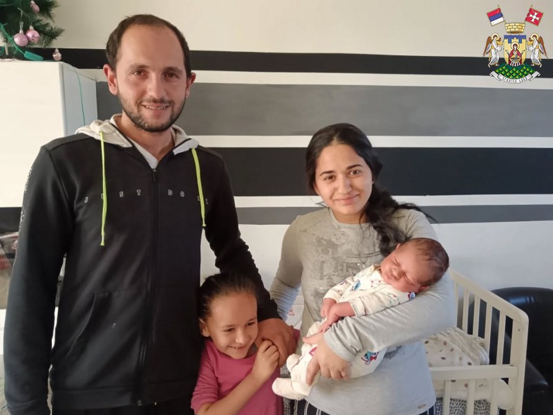 АЛЕКСА, ПРВА БЕБА У ВРЊАЧКОЈ ОПШТИНИ У 2026. ГОДИНИ