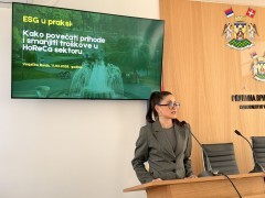 ОДРЖАНА РАДИОНИЦА О ОДРЖИВОМ ПОСЛОВАЊУ У ТУРИЗМУ И УГОСТИТЕЉСТВУ